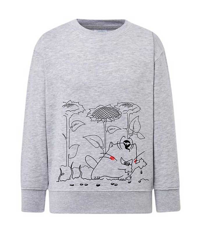 Sweatshirt (sweater) for children Sonyakhy, gray, 92/98cm