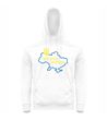 Men's hoodie Everything will be Ukraine, white color