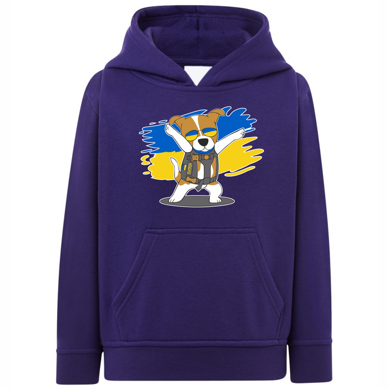 Hoodie for girls Pes Patron , purple, 5-6 years old