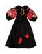 Жіноча вишита сукня Трояндова розкіш  - льон, 40