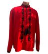 Men's embroidered shirt Rose - long sleeve, XS
