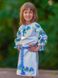 Дитяча вишита сукня: «ФЕЄРІЯ», синя вишивка, 80/86cm
