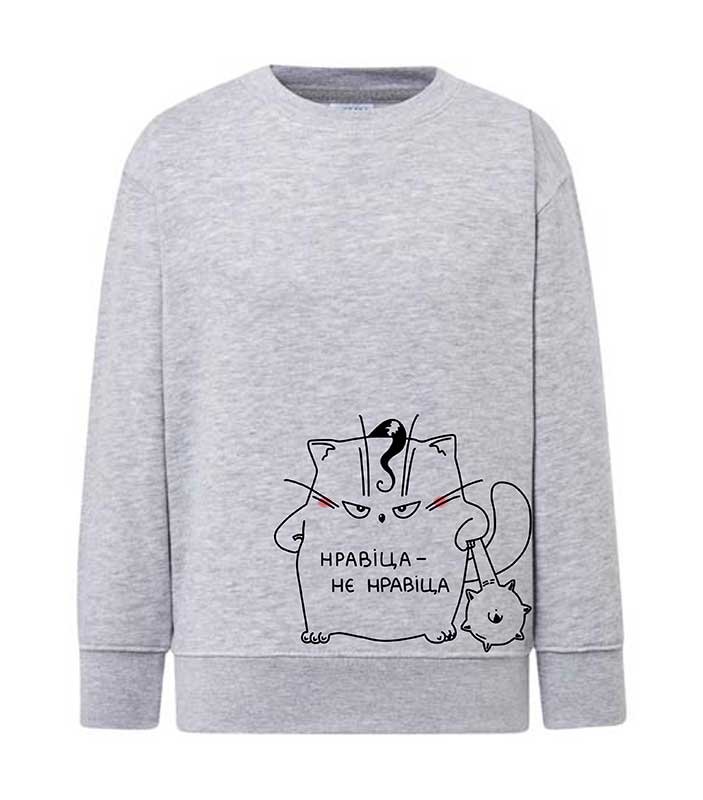 Sweatshirt (sweater) for children Нравіца, gray, 92/98cm