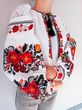 Women's embroidery French Flowers - red