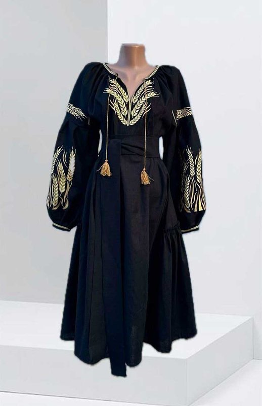 Women's dress Kolossya, linen, 40