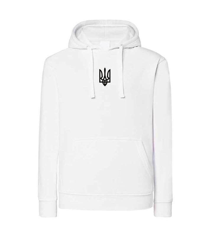 Women's hoodie Trident embroidered black, white, S