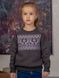 Sweatshirt for girls "Olenyatko" graphite, 92/98cm