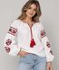 Women's "Chervona Ruta" embroidered shirt (linen, viscose), 40
