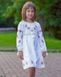Дитяча вишита сукня: «КВІТКОВА НІЖНІСТЬ», лляна, 80/86cm