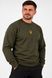Men's jacket (sweatshirt) Trident embroidered, khaki, M