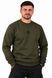 Men's jacket (sweatshirt) Trident embroidered, khaki, M