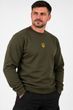 Men's jacket (sweatshirt) Trident embroidered, khaki