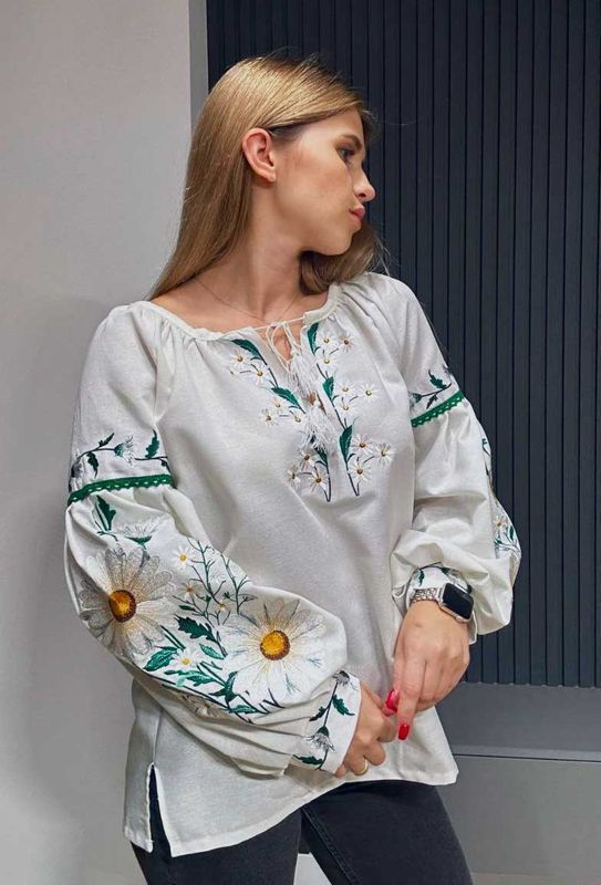 Жіноча вишиванка Boho Ромашка, 46