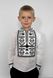 Embroidered shirt for a boy: "Dream" - white, 92/98cm