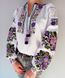 Жіноча вишиванка Французькі Квіти - фіолетові, 42