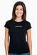 Women's t-shirt with embroidered Ukraine, black, S
