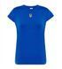 Women's t-shirt with embroidered Trident, blue, S