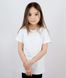 Embroidered T-shirt for girls Sokal embroidery, white embroidery - white, 80/86cm