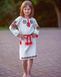 Дитяча вишита сукня: «ПЕРЛИНА КАРПАТ», льон, 80/86cm