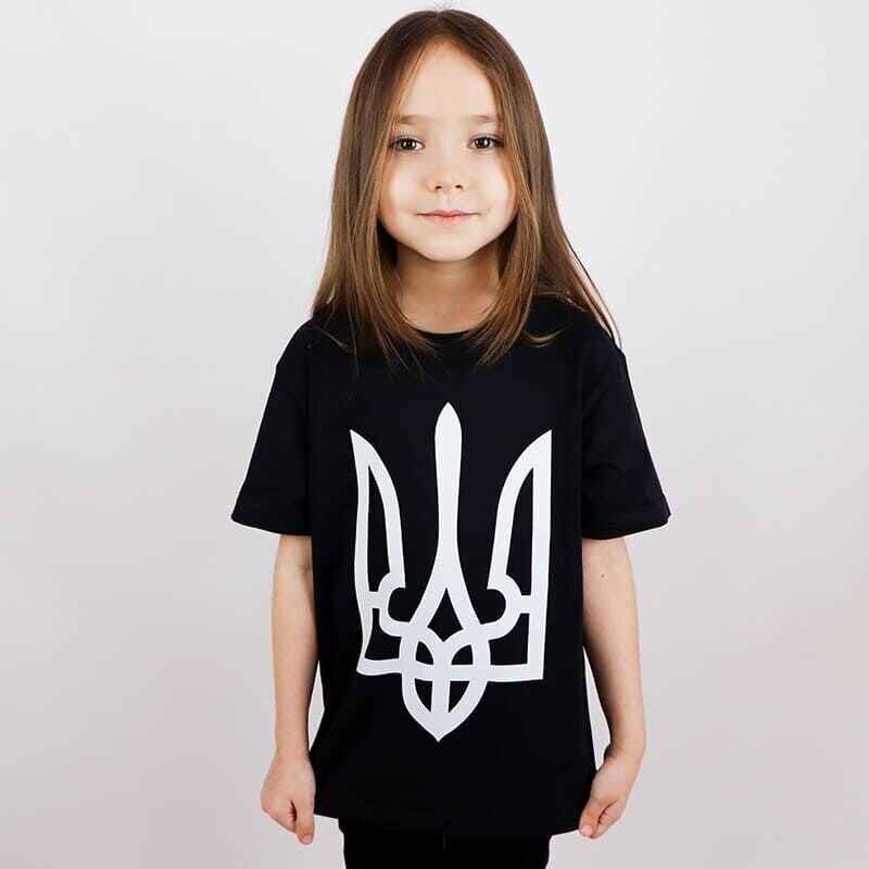 T-shirt for girls Trident, black, 5-6 years old