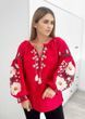Жіноча вишиванка Boho Ромашка - червона