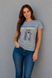 Women's patriotic t-shirt Good evening, we are from Ukraine, dark gray melange, S