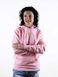 Women's hoodie embroidered Trident, pink color, S