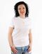 Жіноча футболка з вишитим Тризубом, біла, S